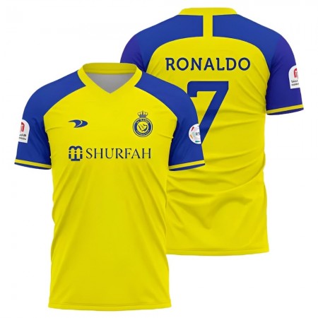 AL NASSR RONALDO 7 Matchtröjor Hemma Fotbollströja 2022-23 AL NASSR RONALDO 7 Matchtröjor Hemma Fotbollströja 2022-23